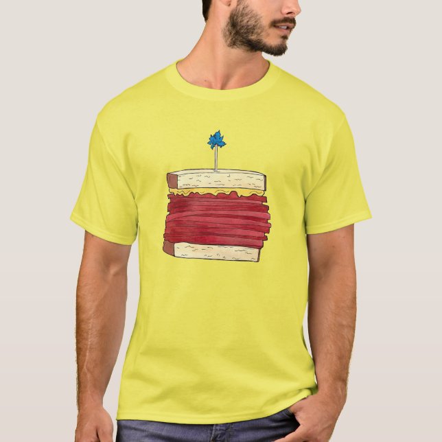 Pastrami on Rye NYC Kosher Jewish Deli Sandwich  T-Shirt (Front)