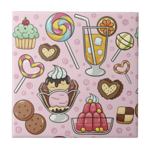 Pastries  ceramic tile