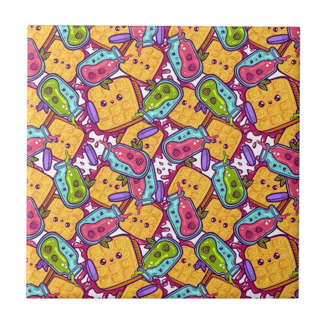 Pastries  ceramic tile (Front)