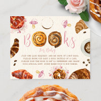 Pastries + Pacifiers Girl Baby Shower Book Request