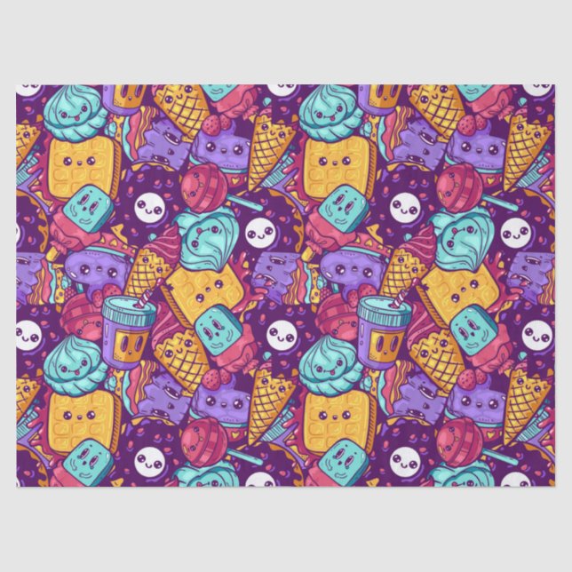 Pastries  tissue paper (Front)