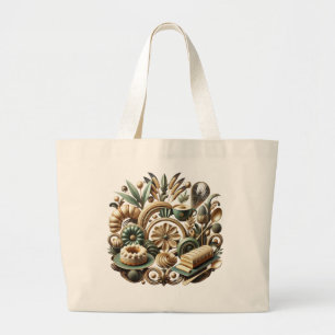 Pastry & Baking Large Tote Bag