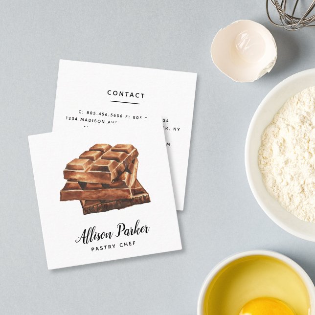 Pastry Chef Business Card (Creator Uploaded)