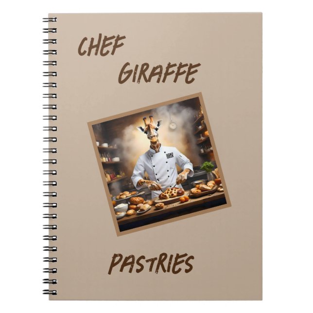 Pastry Chef Giraffe: Reaching New Heights, Notebook (Front)