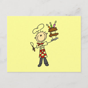 Pastry Chef Tshirts and Gifts Postcard