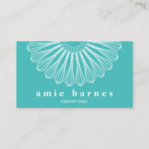 Pastry Chef Whisk Logo Catering Bakery Business C Card