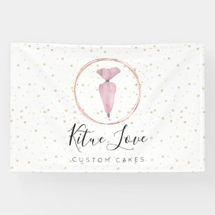 Pastry Patisserie Watercolor Cake Maker Banner
