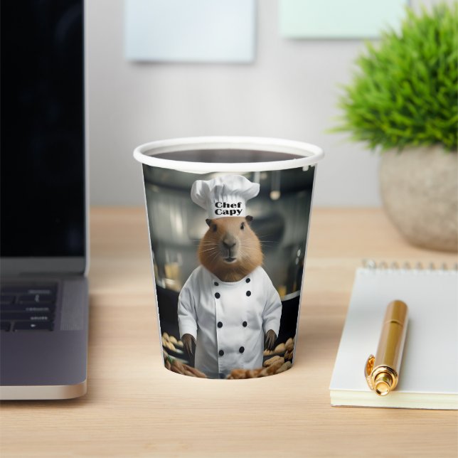 Pastry Prowess: The Culinary Capybara Paper Cups (Insitu)