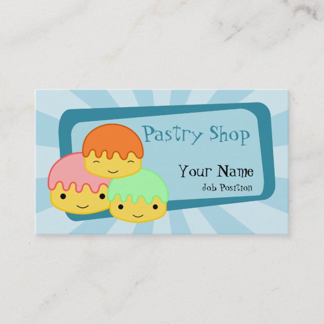 Pastry Shop Business card (Front)