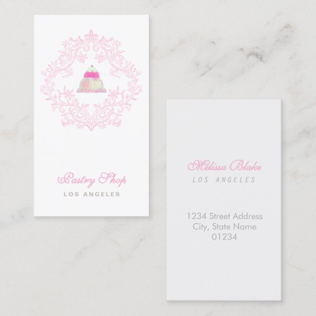 pastry shop business card (Front/Back)