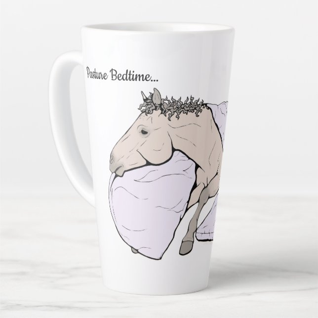 Pasture Bedtime Caffeinate Latte Mug (Left Angle)