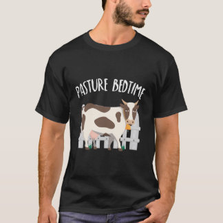 Pasture Bedtime Funny Cute Cow Pyjamas Pj Long Sle T-Shirt