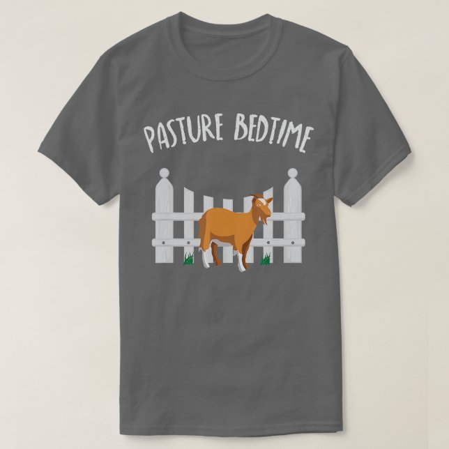 Pasture Bedtime Funny Cute Goat Pyjamas PJ T Shirt (Design Front)