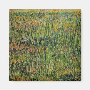Pasture in Bloom by Vincent van Gogh Magnet