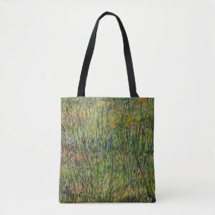 Pasture in Bloom by Vincent van Gogh Tote Bag