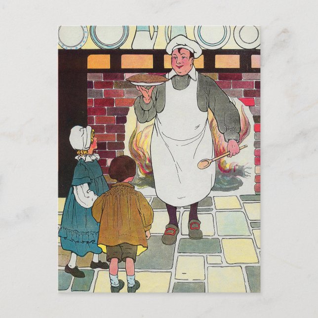 Pat-a-cake, pat-a-cake, Baker's man Postcard (Front)