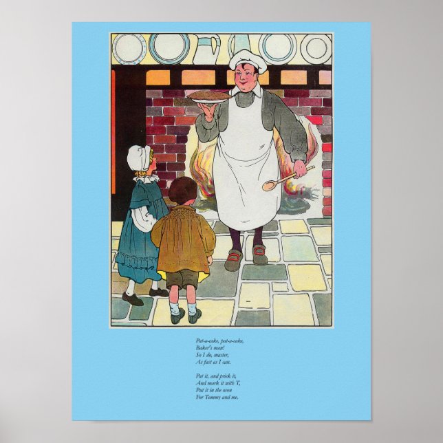 Pat-a-cake, pat-a-cake, Baker's man Poster (Front)