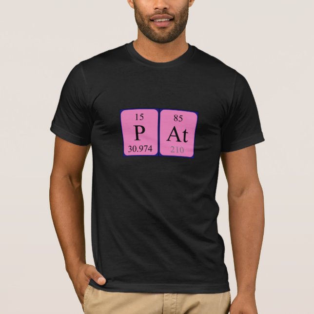 Pat periodic table name shirt (Front)