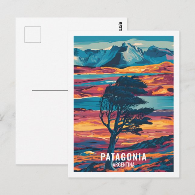 Patagonia Argentina Famous Travel Place Postcard (Front/Back)