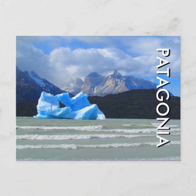 patagonia beach iceberg postcard (Front)