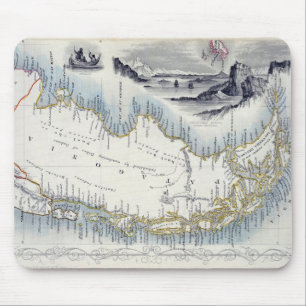 Patagonia, from a Series of World Maps published b Mouse Pad