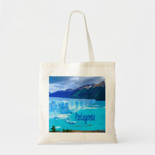 Patagonia South America Glacier and Mountains Tote Bag