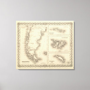 Patagonia South Orkney or Powell's Group Canvas Print