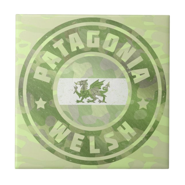 Patagonia Welsh Camo Flag Tile (Front)