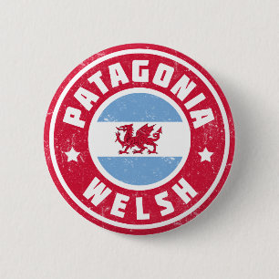 Patagonia Welsh Flag 6 Cm Round Badge