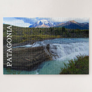 patagonian falls jigsaw puzzle