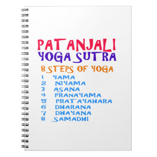 PATANJALI Yoga Sutra Compilation List Spiral Notebook