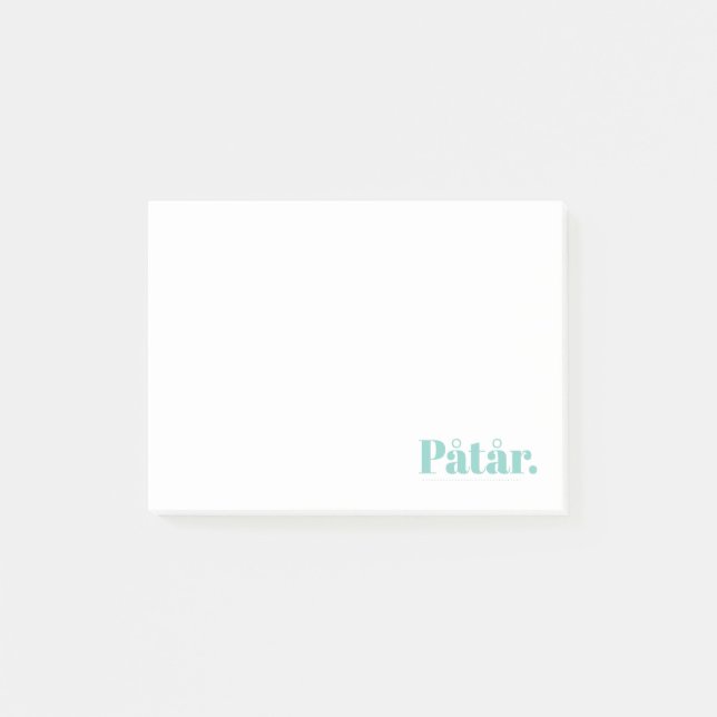 Påtår Post-it Notes (Front)
