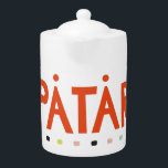 Påtår Teapot<br><div class="desc">Swedish word for second cup (of coffee).</div>