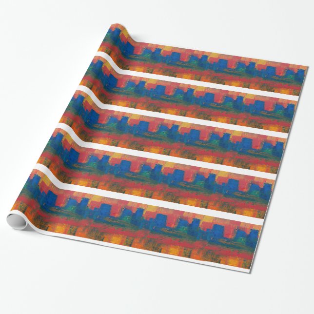 patch blocks wrapping paper (Unrolled)