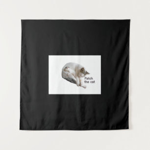 PATCH THE CAT AND HER KITTEN TAPESTRY