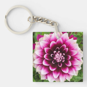 Patches Dahlia Key Ring