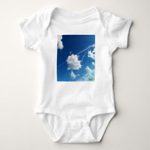 Patches of clouds baby bodysuit