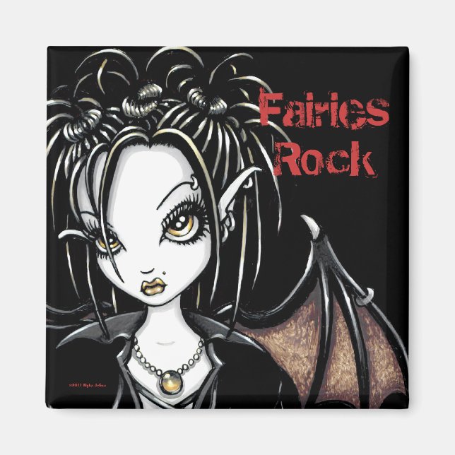 "Patchouli" Gothic Fairy Magnet (Front)