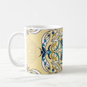 Patchwork Arabic Floral Vintage Texture Coffee Mug