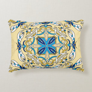 Patchwork Arabic Floral Vintage Texture Decorative Cushion