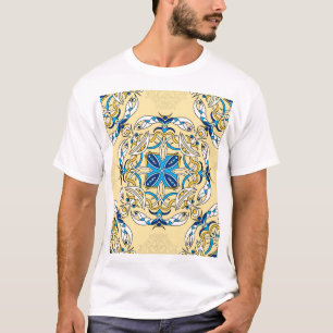 Patchwork Arabic Floral Vintage Texture T-Shirt