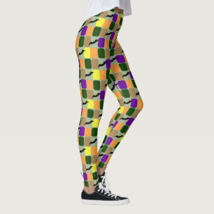 Patchwork Bats Leggings