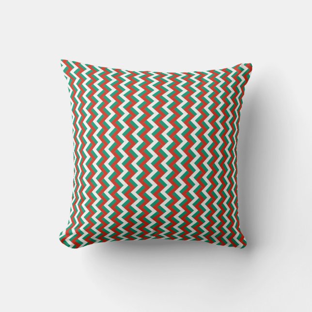 Patchwork Bulgaria Flag Pattern  Cushion (Front)