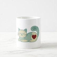 Patchwork Chill Cat Mug