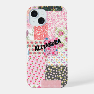 Patchwork Collage, Colourful & Creative  Phone Cas iPhone 15 Case