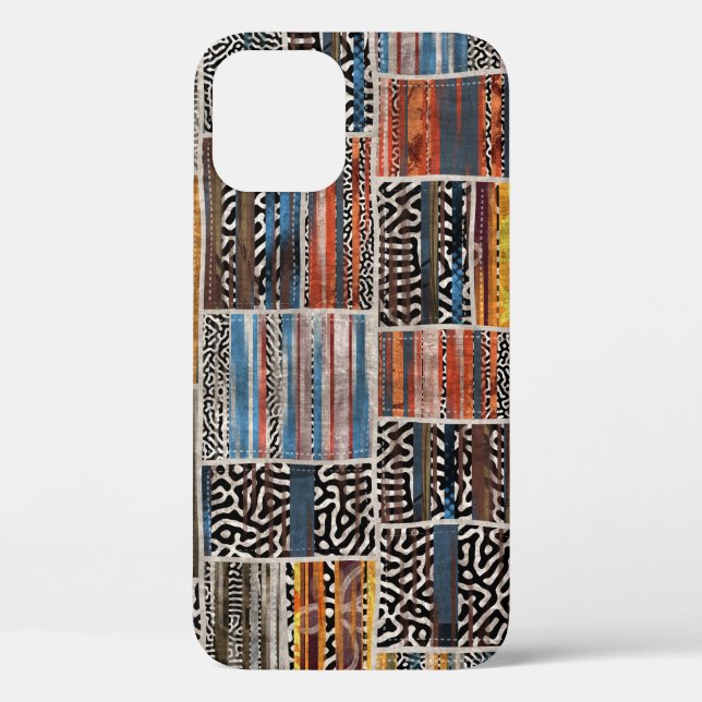 Patchwork Collage: Quilt Pattern Extravaganza Case-Mate iPhone Case (Back)