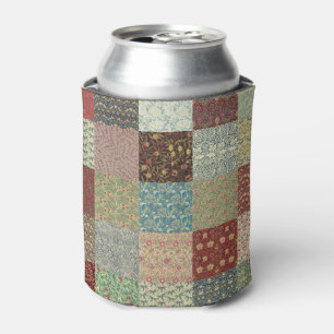 Patchwork Coordinates Can Cooler