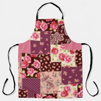 Patchwork Cute Seamless Pattern Apron