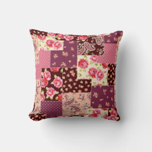 Patchwork Cute Seamless Pattern Cushion