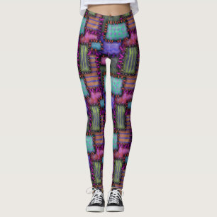 Patchwork Doll Costume Leggings